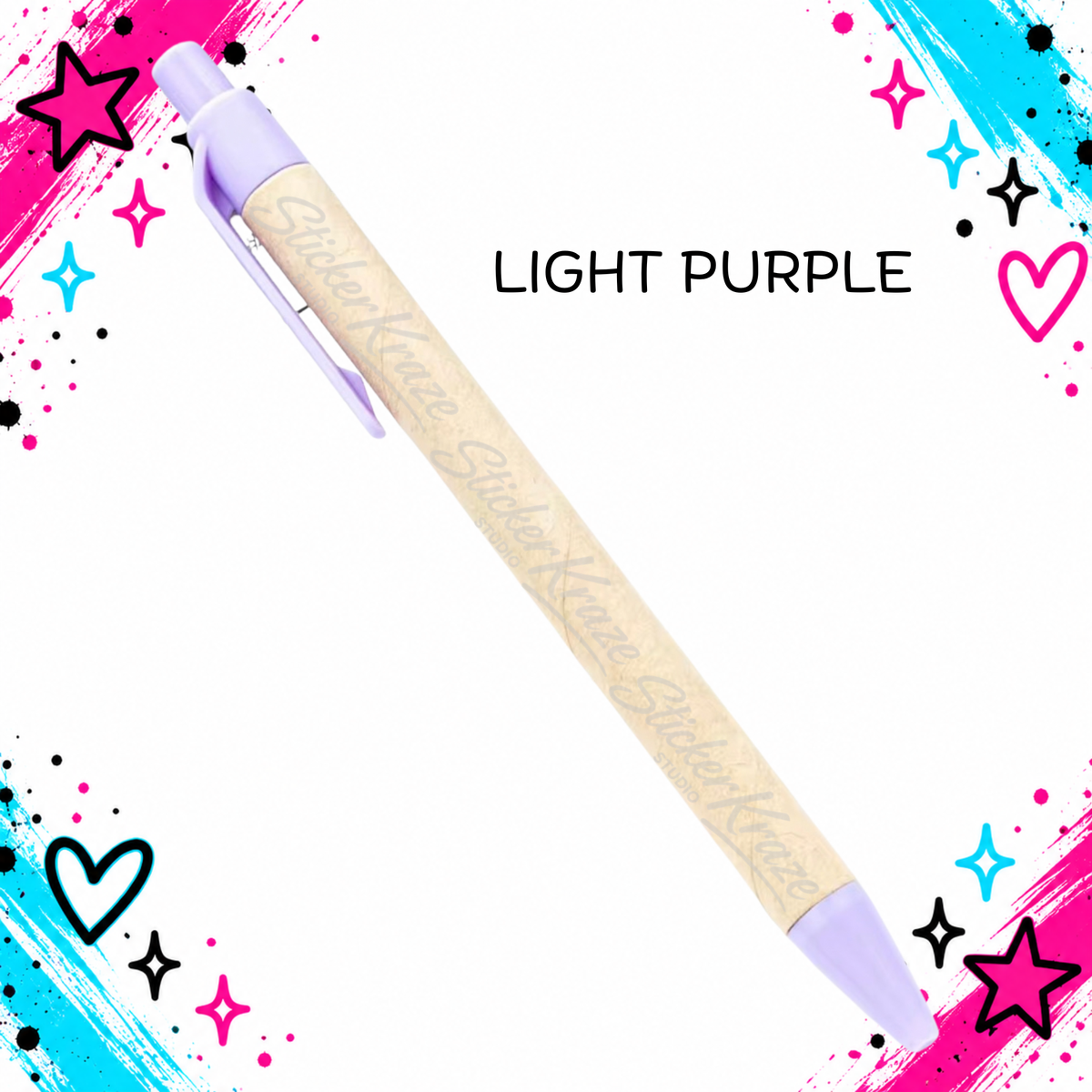 Strawberry Sweetheart Axolotl Pen